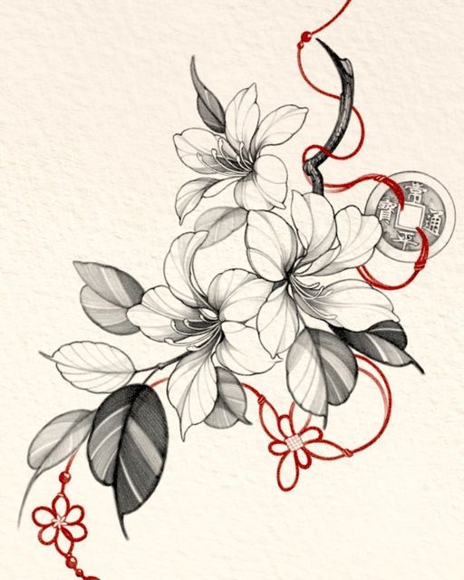 flowers tattoo