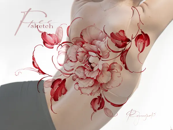 flowers tattoo