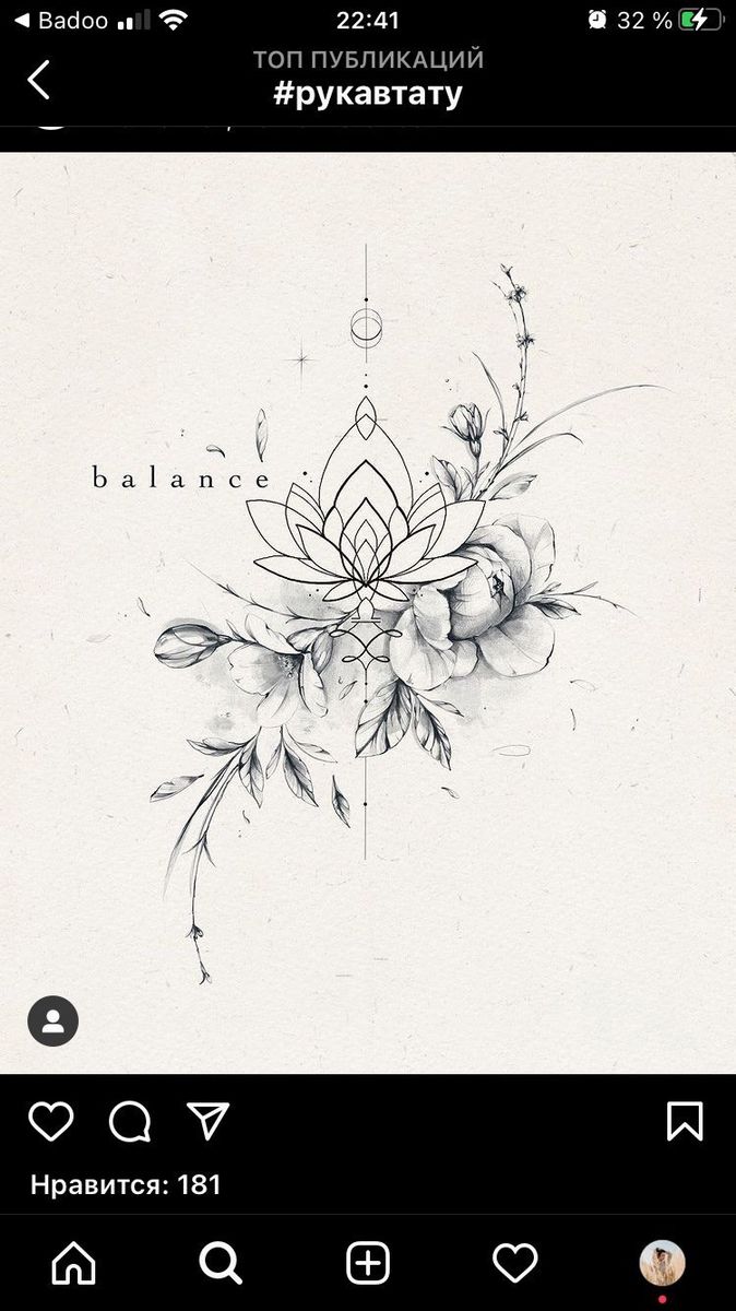 flowers tattoo
