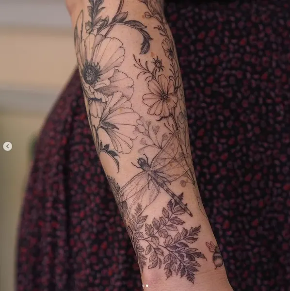 flowers tattoo