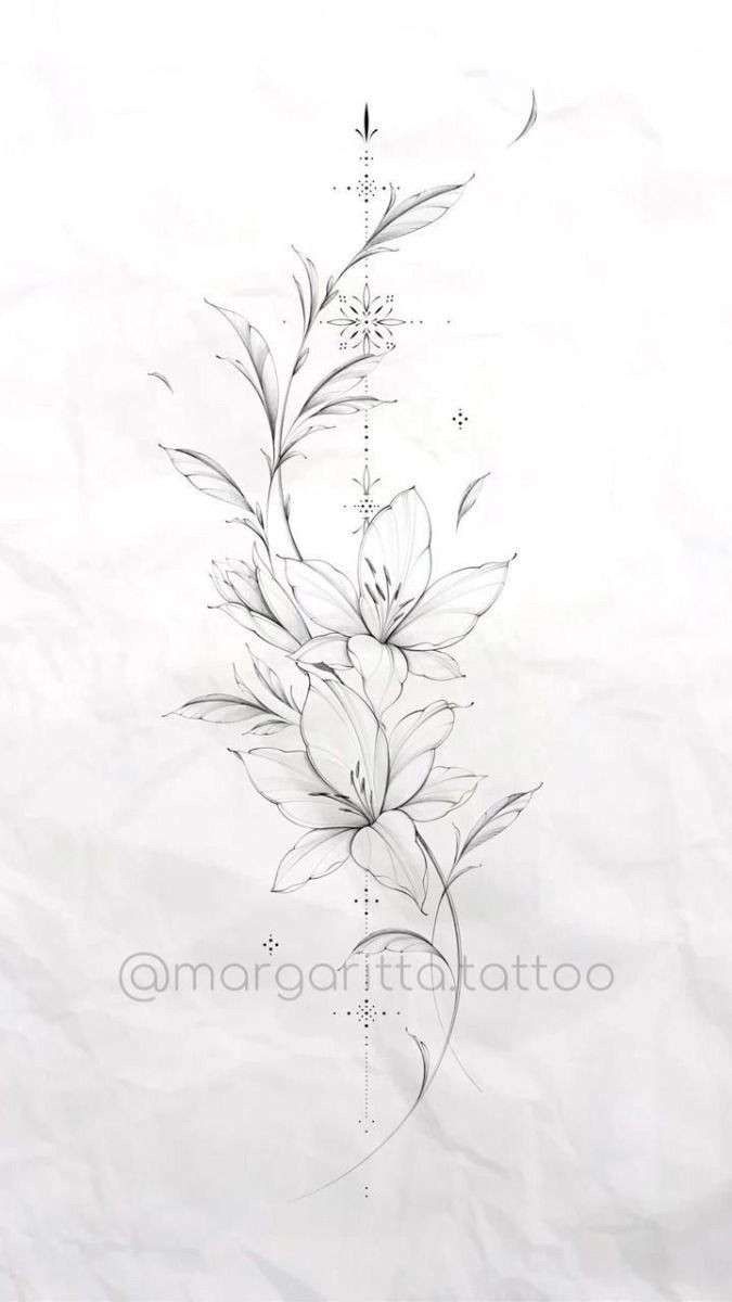flowers tattoo