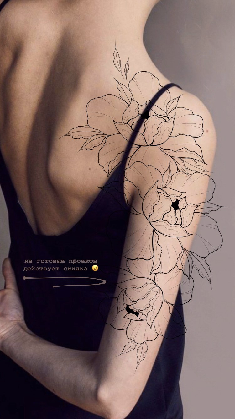 flowers tattoo