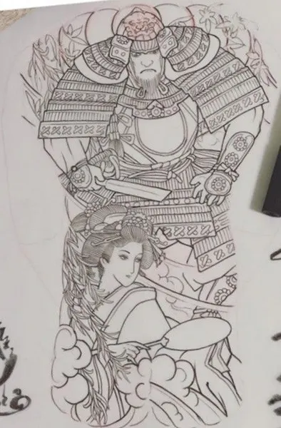 Samurai tattoo idea
