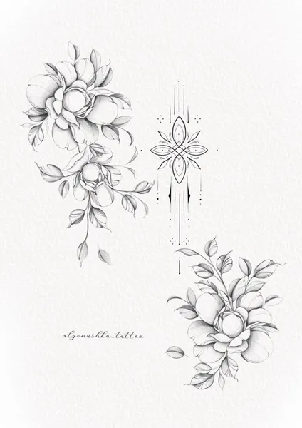 flowers tattoo