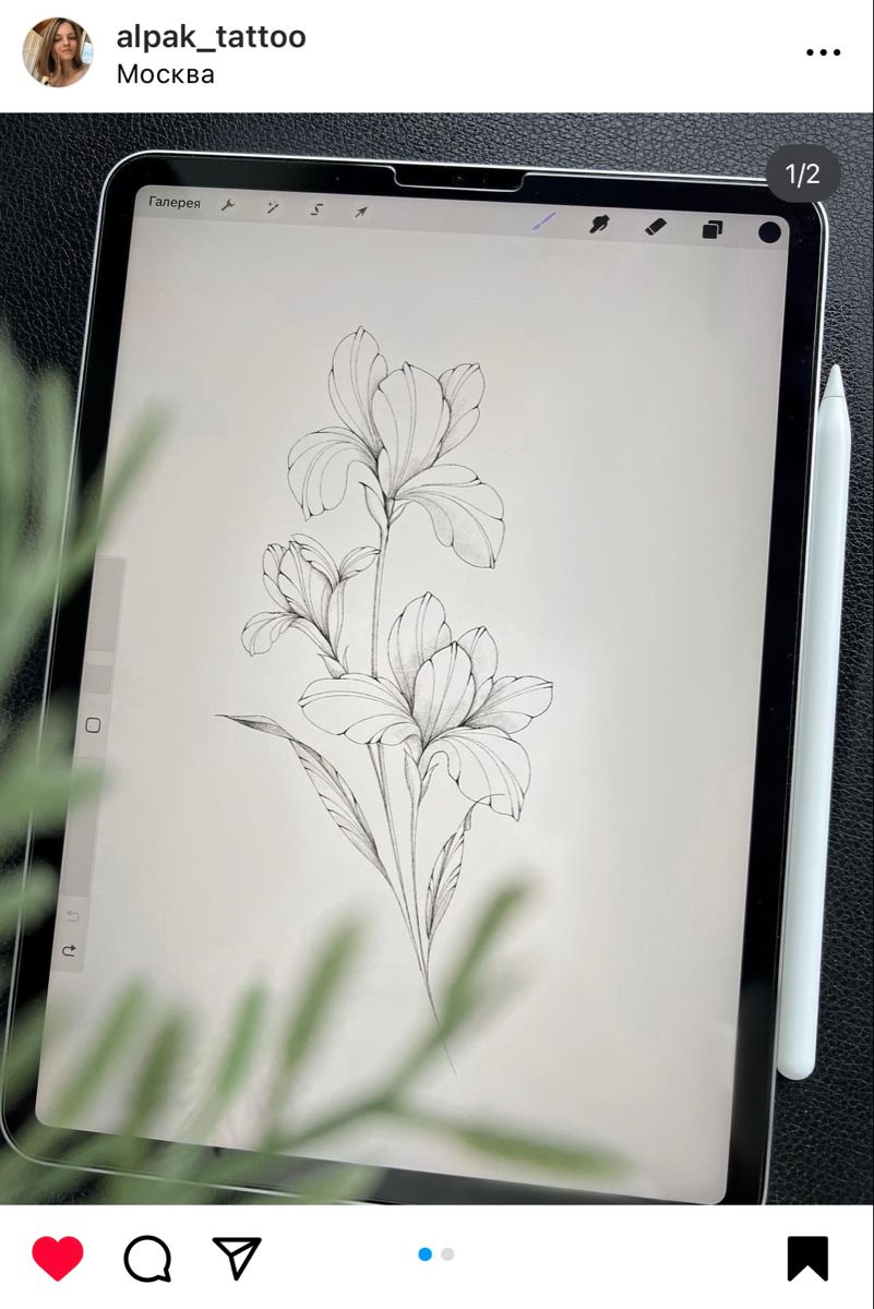 flowers tattoo