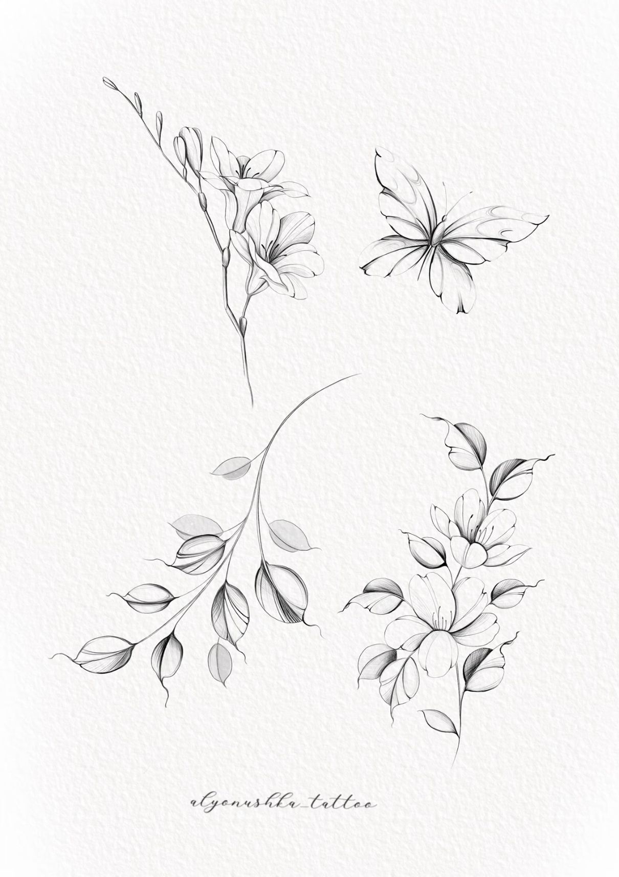 flowers tattoo