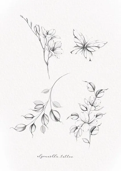 flowers tattoo