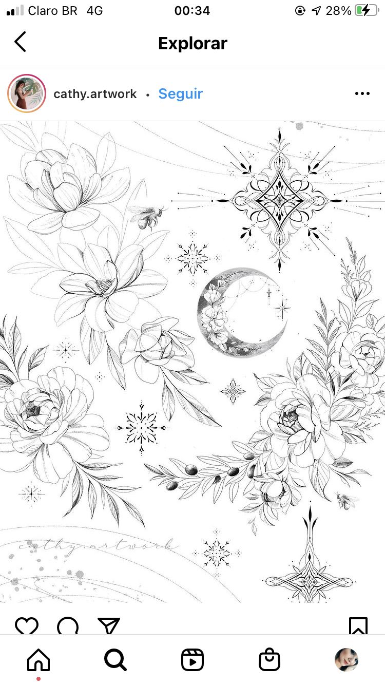 flowers tattoo