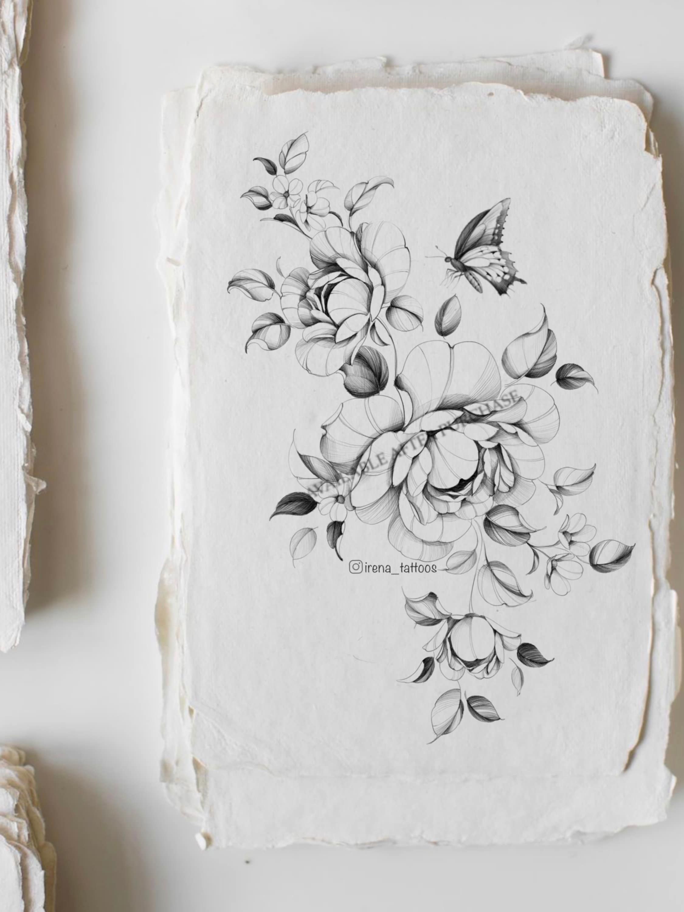 flowers tattoo