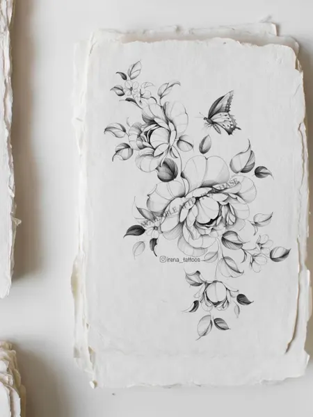 flowers tattoo