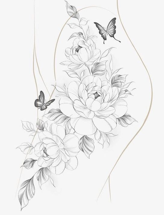 flowers tattoo