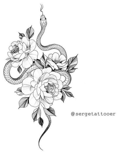 flowers tattoo