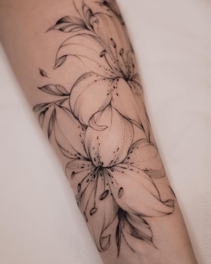 flowers tattoo