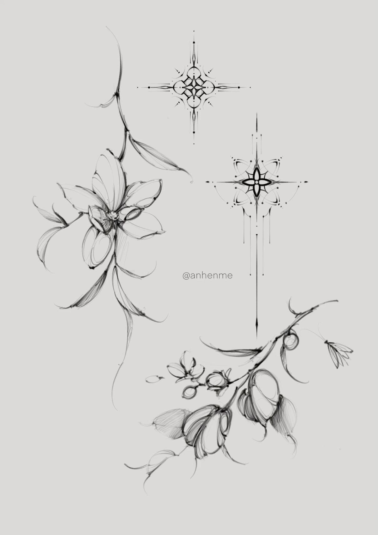 flowers tattoo