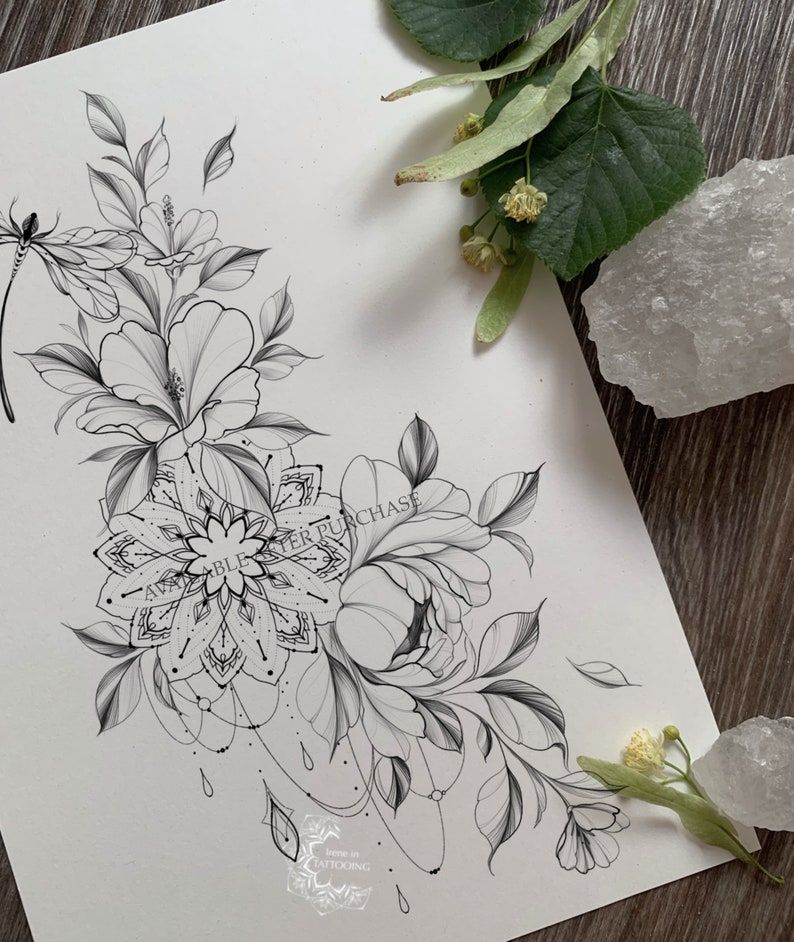 flowers tattoo