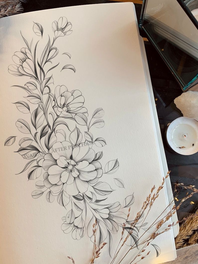 flowers tattoo