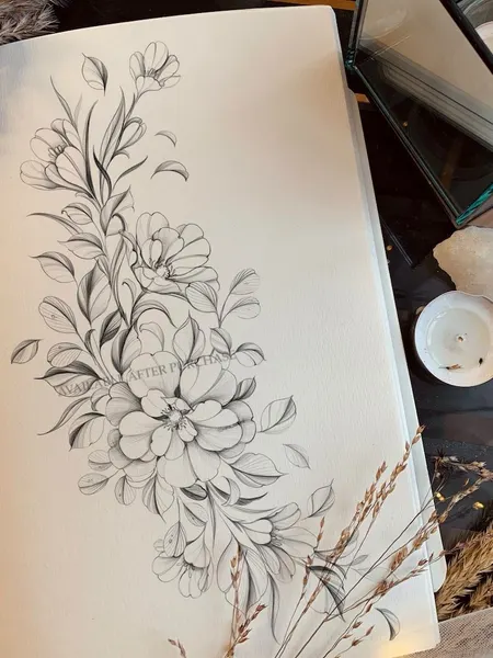 flowers tattoo