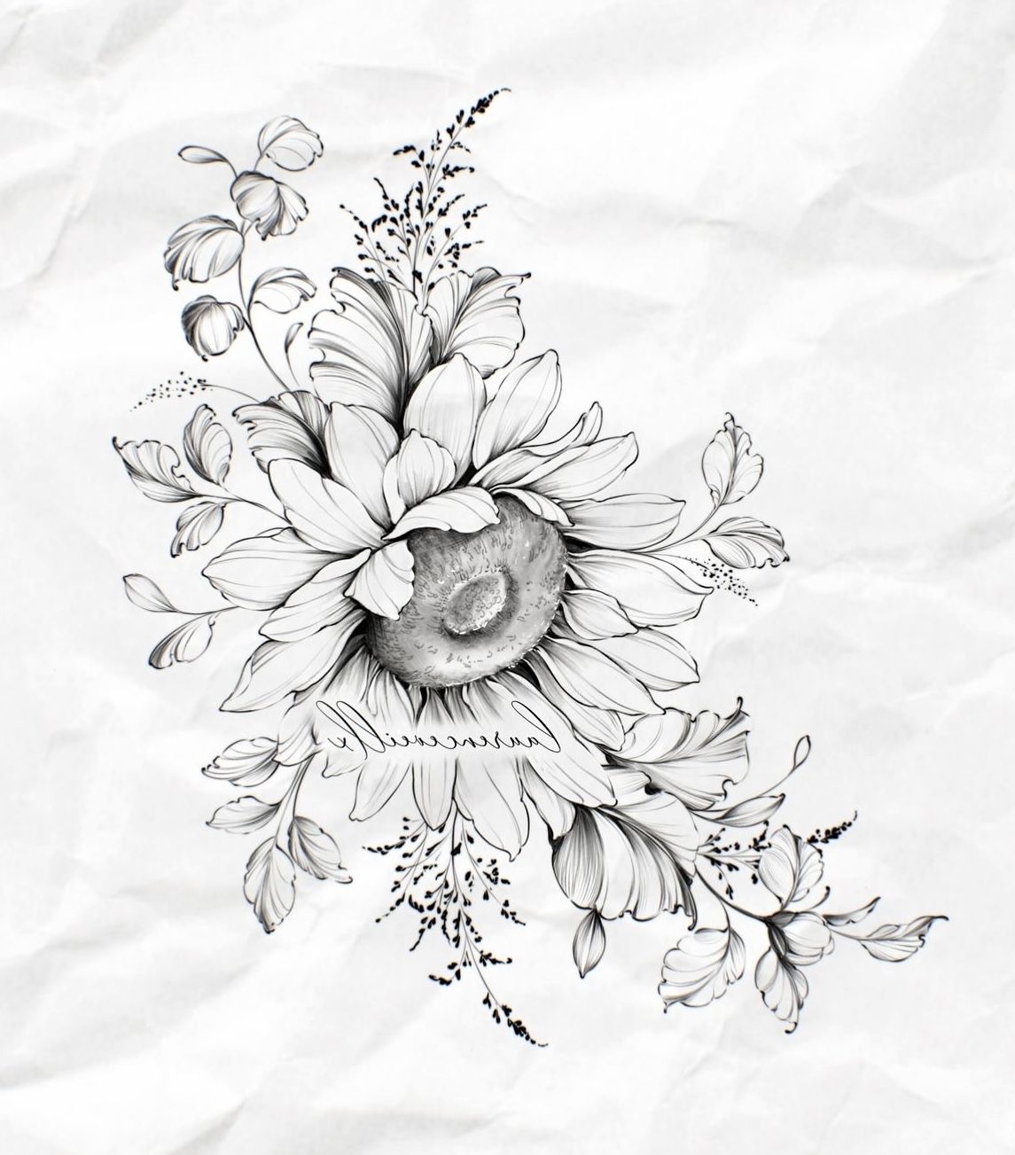 flowers tattoo