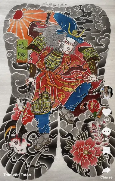 900+ ý tưởng hay nhất về Samurai tattoo trong 2026