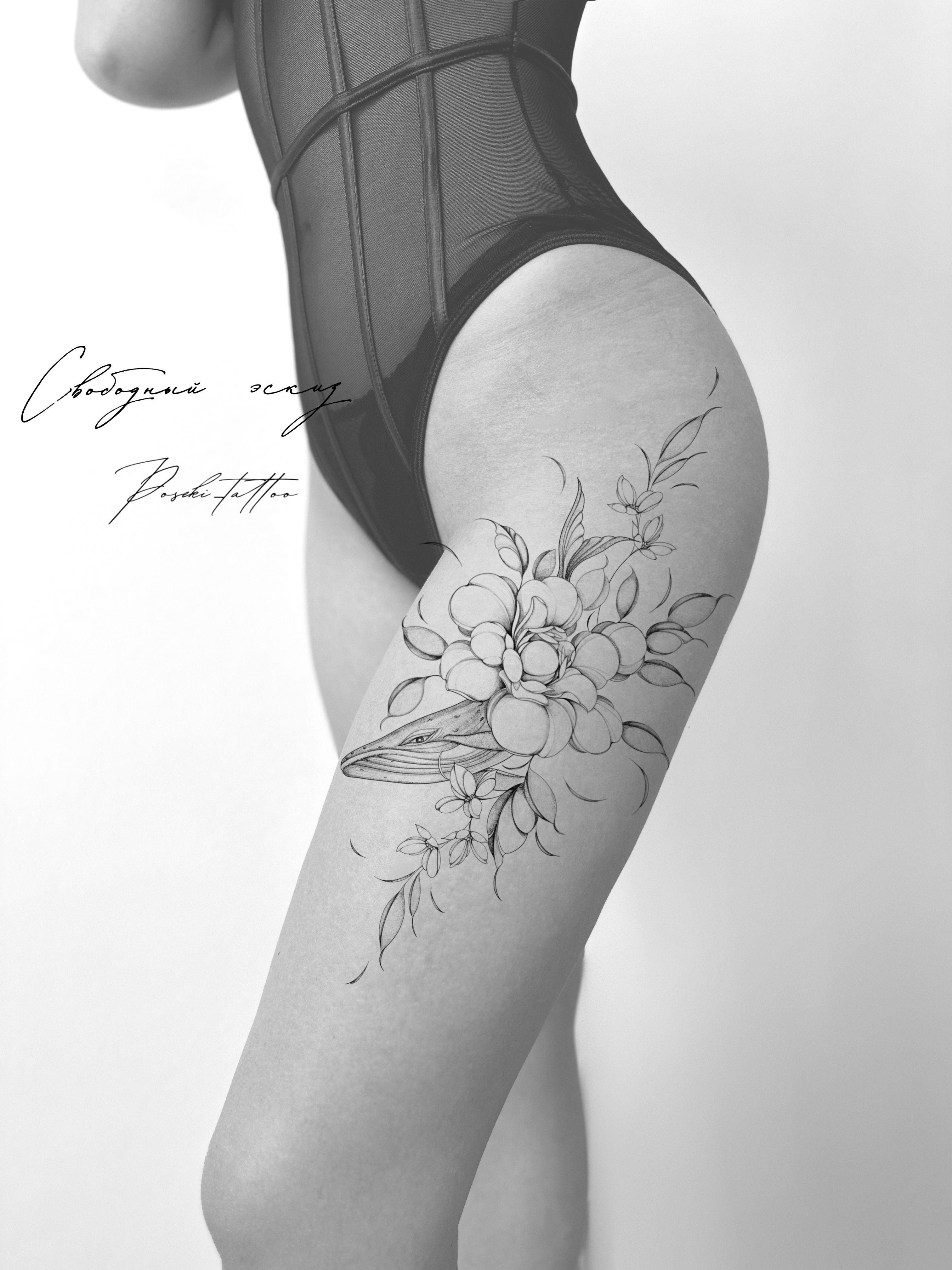 flowers tattoo