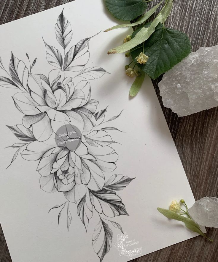 flowers tattoo