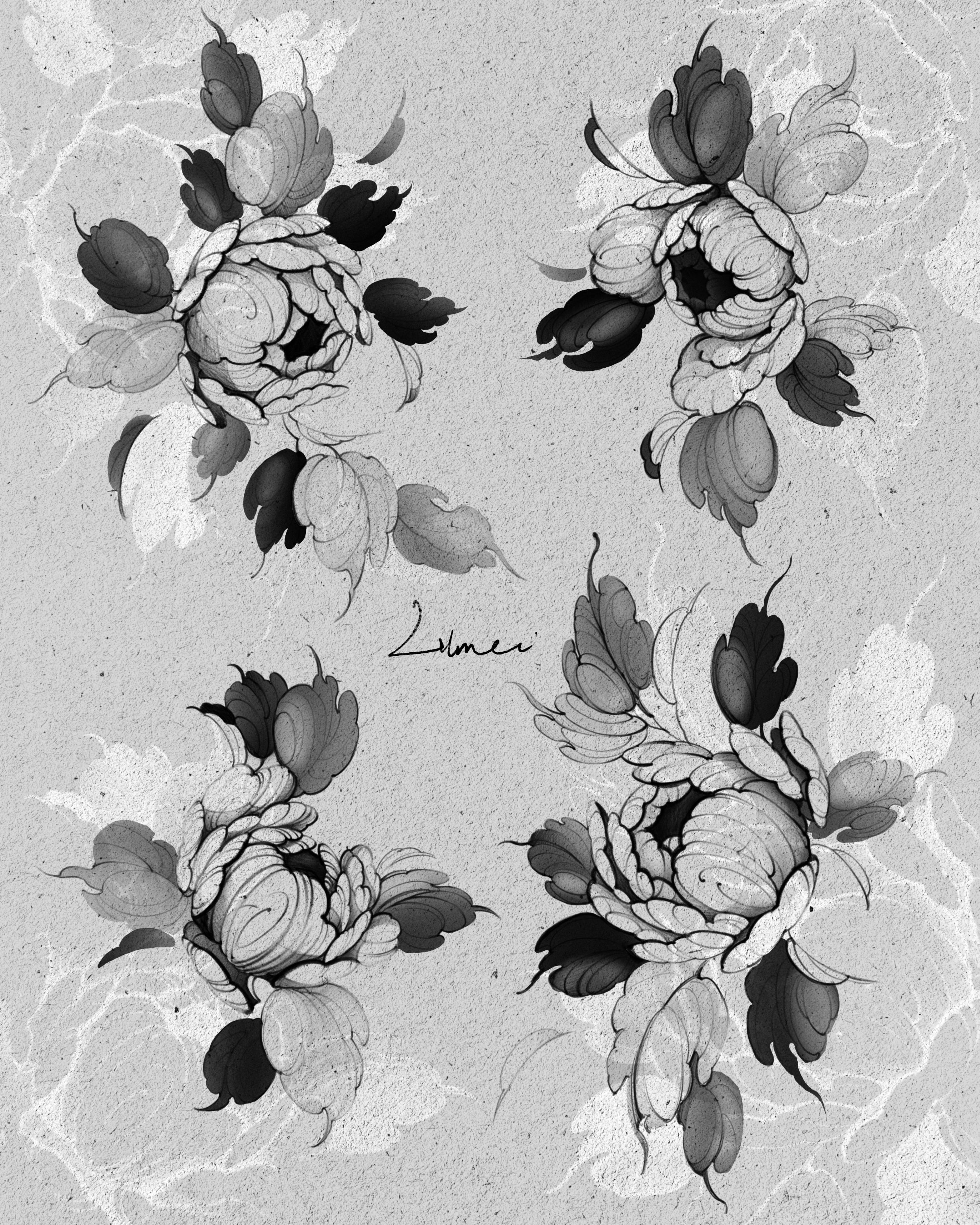 flowers tattoo