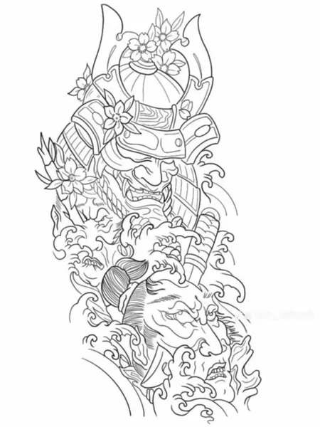 Samurai tattoo idea