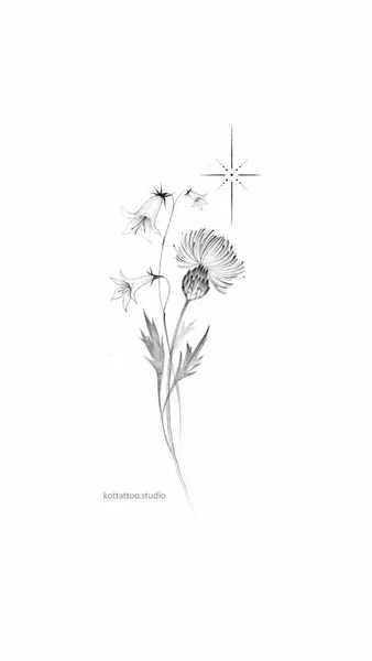 flowers tattoo