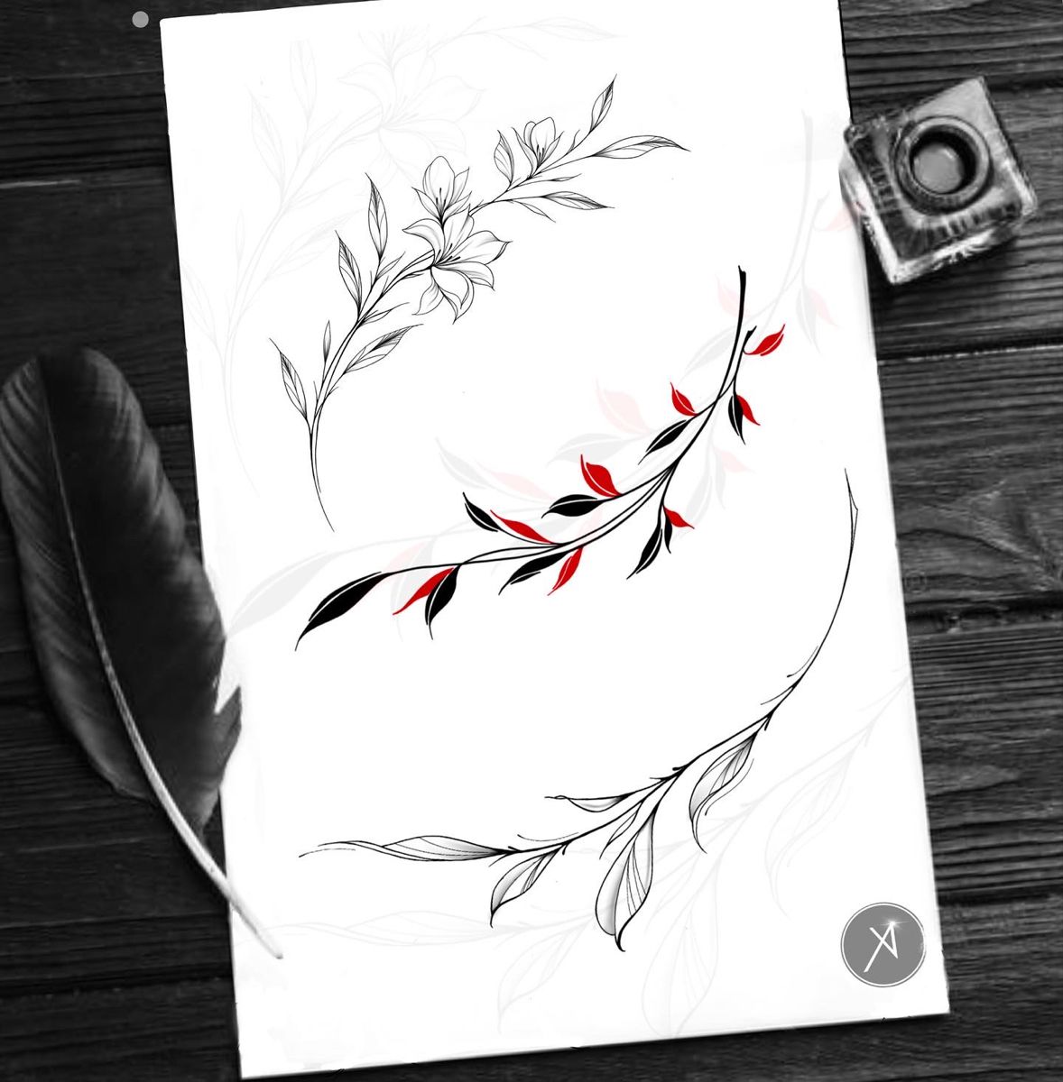 flowers tattoo