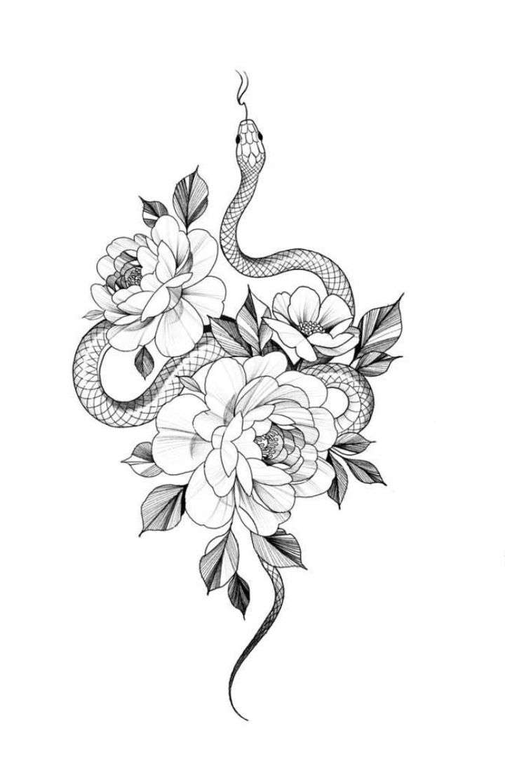 flowers tattoo
