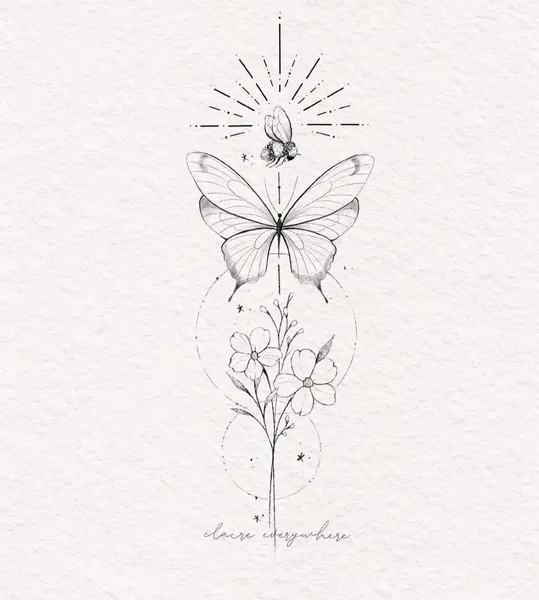 flowers tattoo
