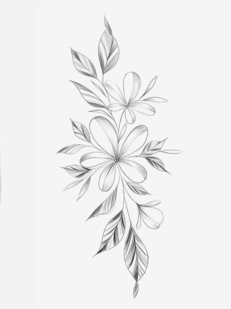 flowers tattoo