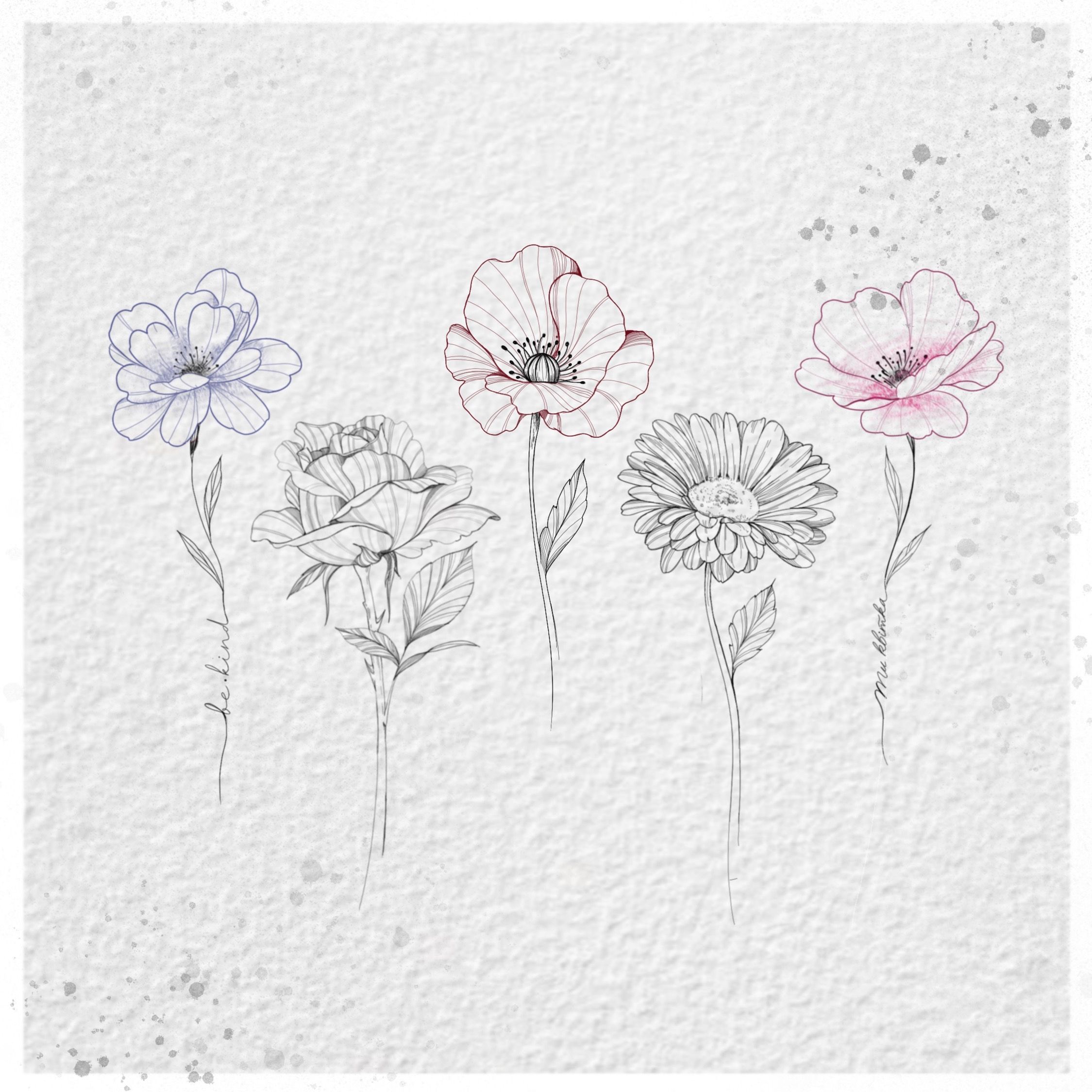flowers tattoo