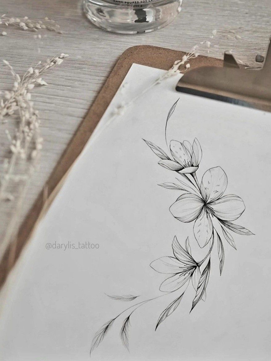 flowers tattoo