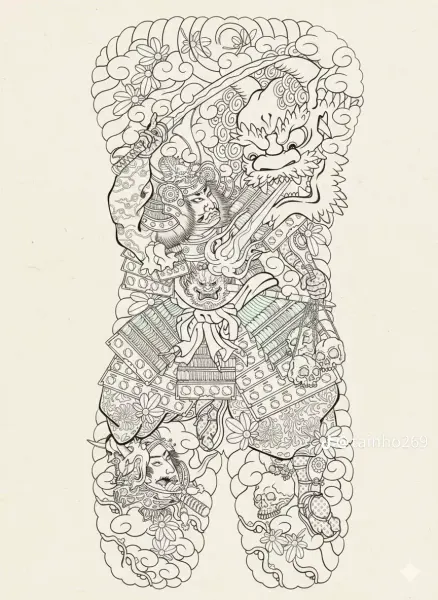 900+ ý tưởng hay nhất về Samurai tattoo trong 2026