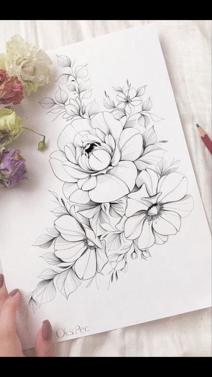 flowers tattoo