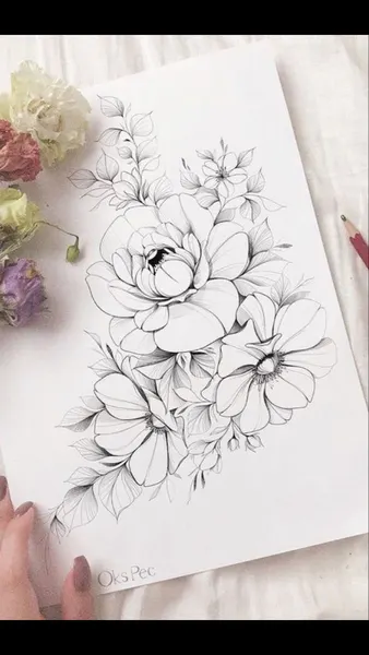 flowers tattoo