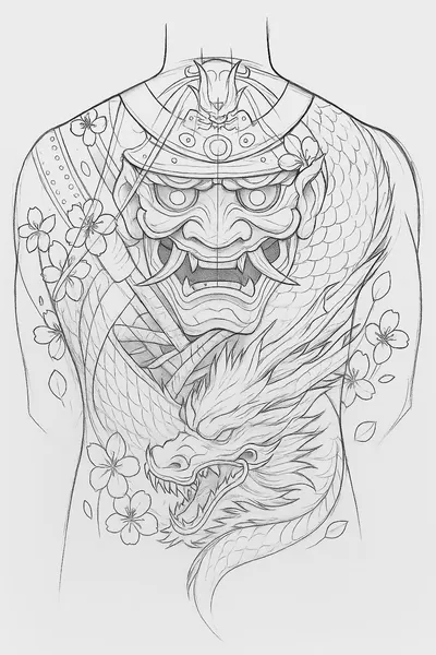 900+ ý tưởng hay nhất về Samurai tattoo trong 2026