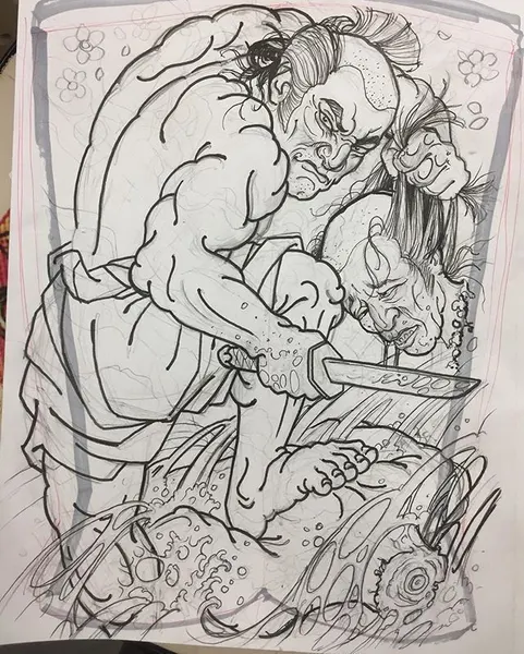 900+ ý tưởng hay nhất về Samurai tattoo trong 2026