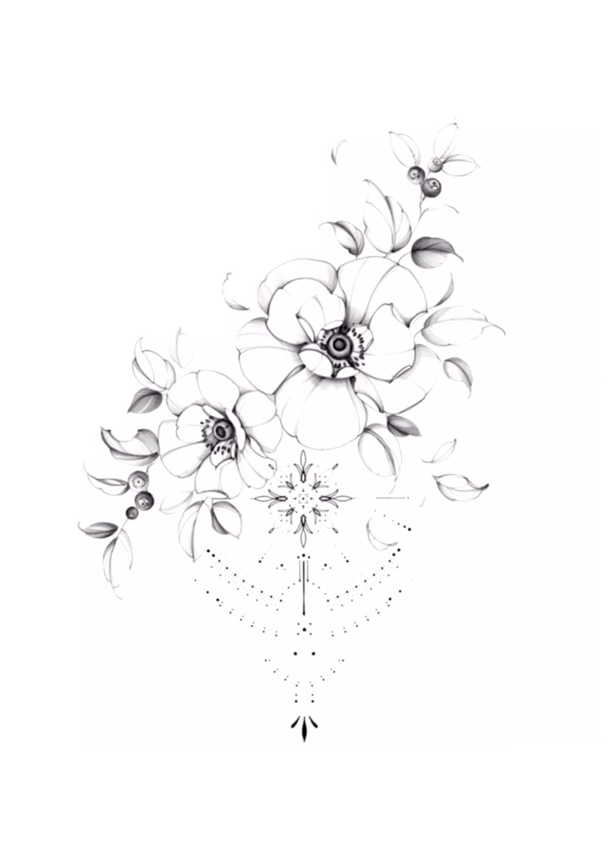 flowers tattoo