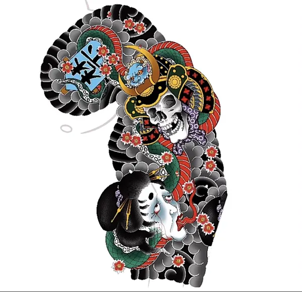 900+ ý tưởng hay nhất về Samurai tattoo trong 2026