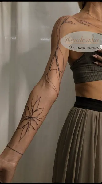 flowers tattoo