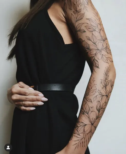 flowers tattoo