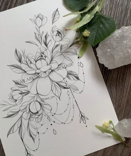 flowers tattoo