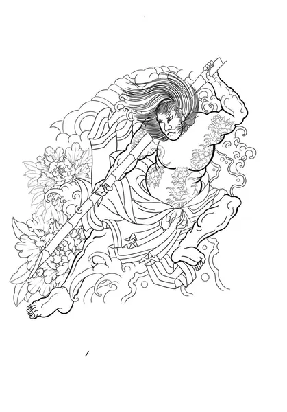 Samurai tattoo idea