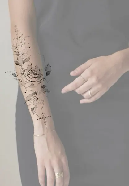 flowers tattoo