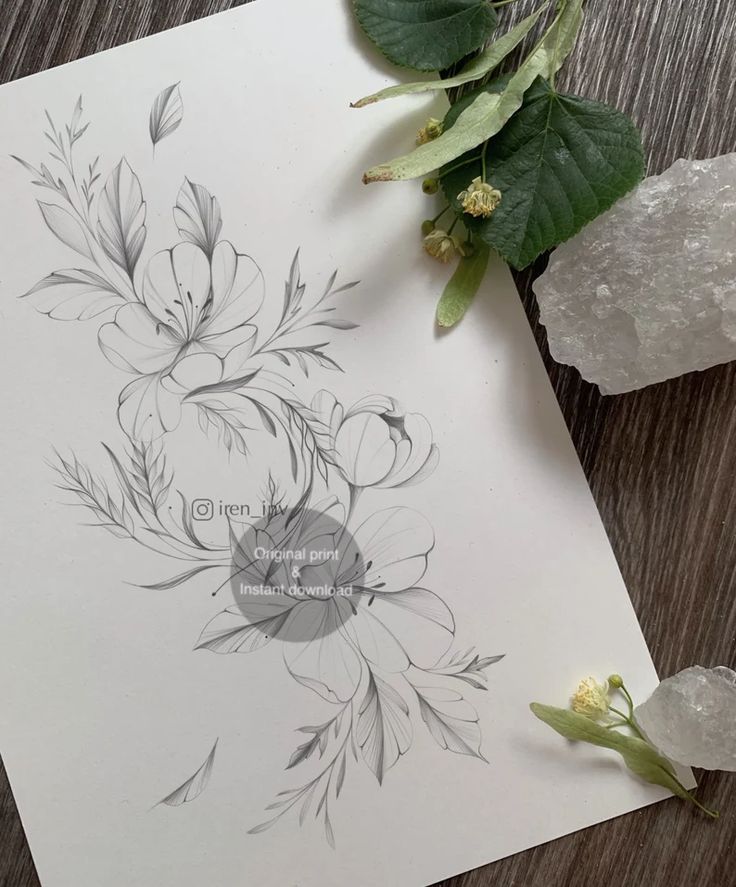 flowers tattoo