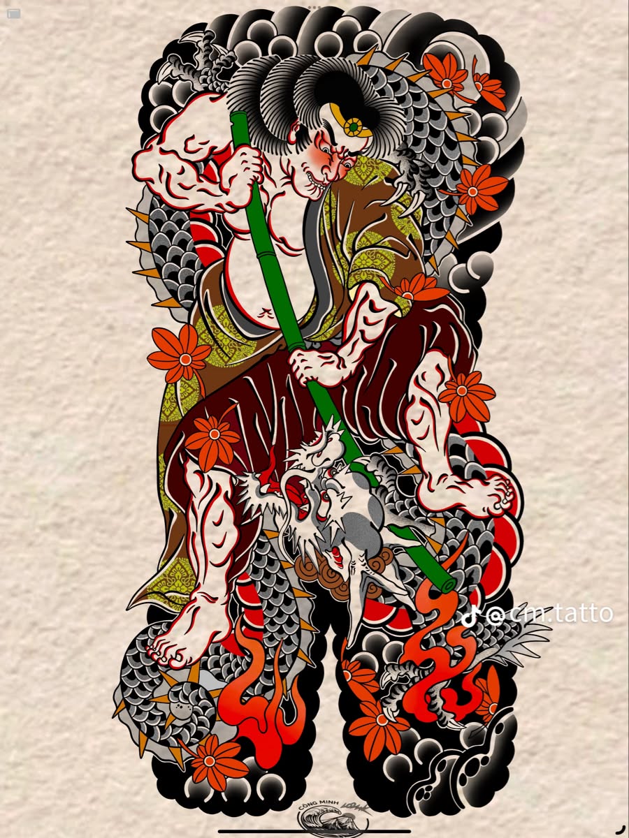 900+ ý tưởng hay nhất về Samurai tattoo trong 2026