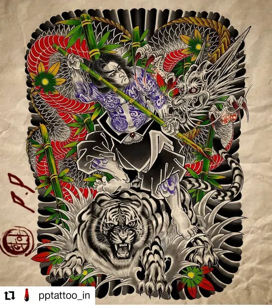 900+ ý tưởng hay nhất về Samurai tattoo trong 2026