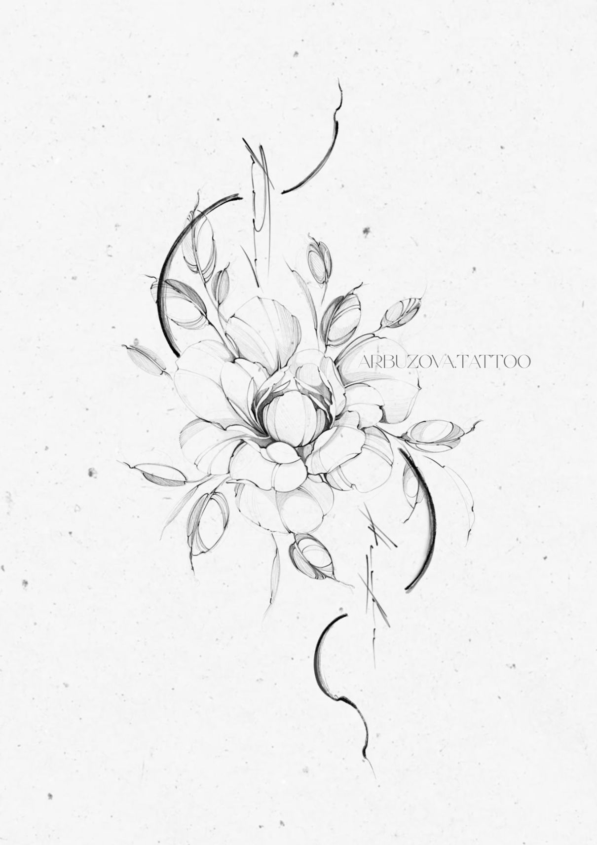 flowers tattoo